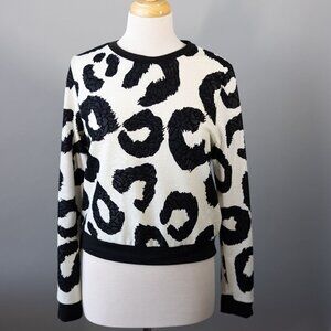 Printed Threads Cheetah Print Sweater